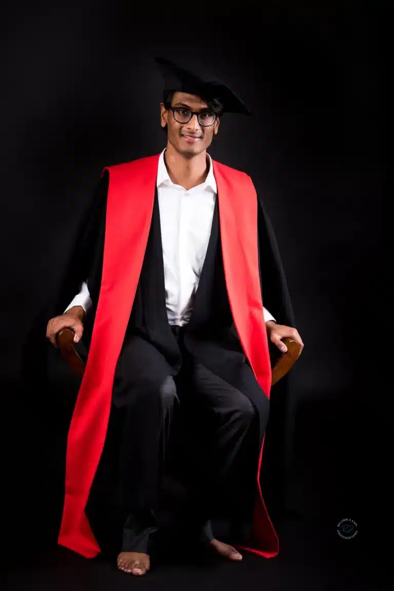 Group shots taken during professional graduation photography sessions
